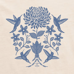 Women's Hummingbirds Mirror Short Sleeve Tee
