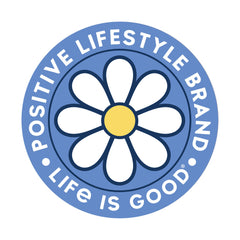 Positive Lifestyle Daisy 4" Circle Sticker