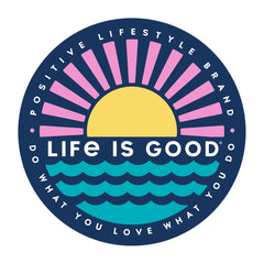 Sunset on the Water 4" Circle Sticker