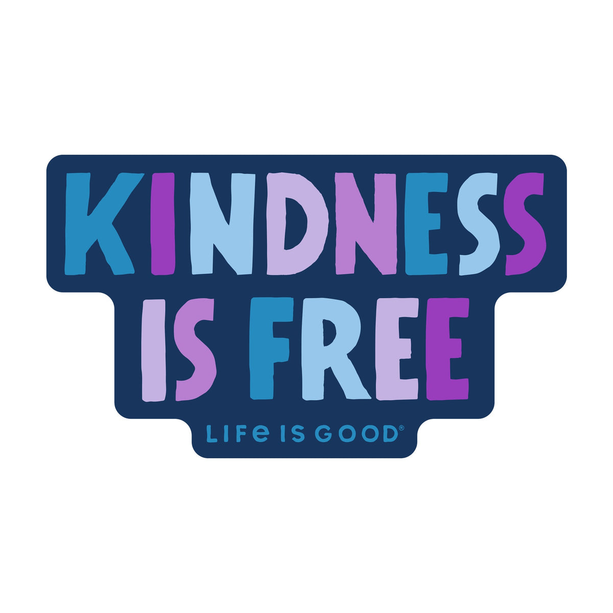 Kindness Data Point Die Cut Sticker