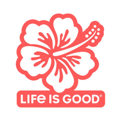 LIG Hibiscus Die Cut Sticker