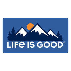 LIG Snowy Mountains Die Cut Sticker