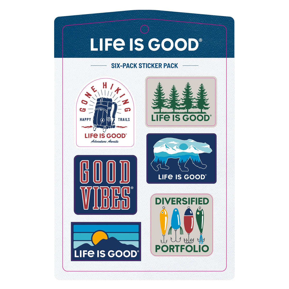Outdoor Six-Pack Sticker Pack