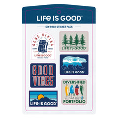 Outdoor Six-Pack Sticker Pack