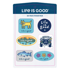 Vintage Six-Pack Sticker Pack