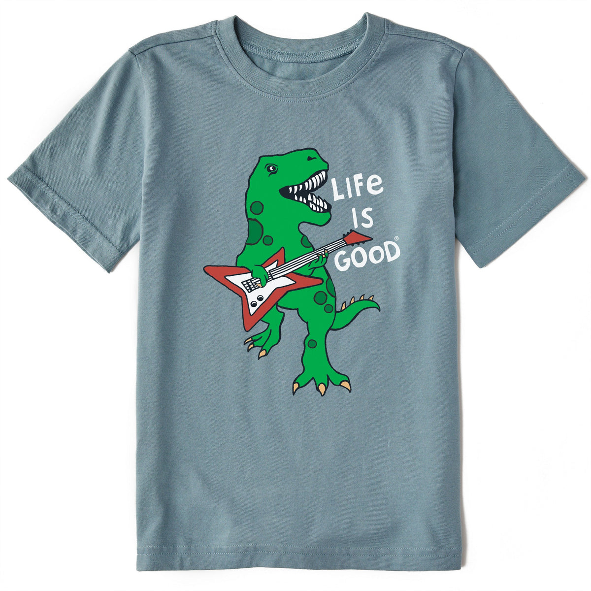 Kids Dino Rock Short Sleeve Crusher Tee