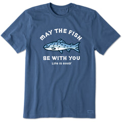 Men's May The Fish Be With You Short Sleeve Tee