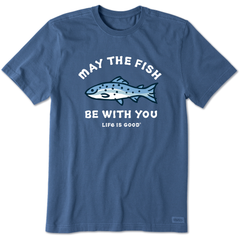Men's May The Fish Be With You Short Sleeve Tee