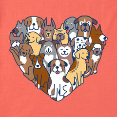 Women's Heart of Dogs Short Sleeve Tee