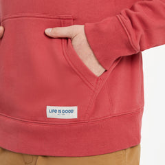 Men's LIG Vintage Wordmark Stacked Simply True Fleece Hoodie
