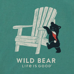 Kids Holiday Adirondack Wild Bear Long Sleeve Crusher Tee