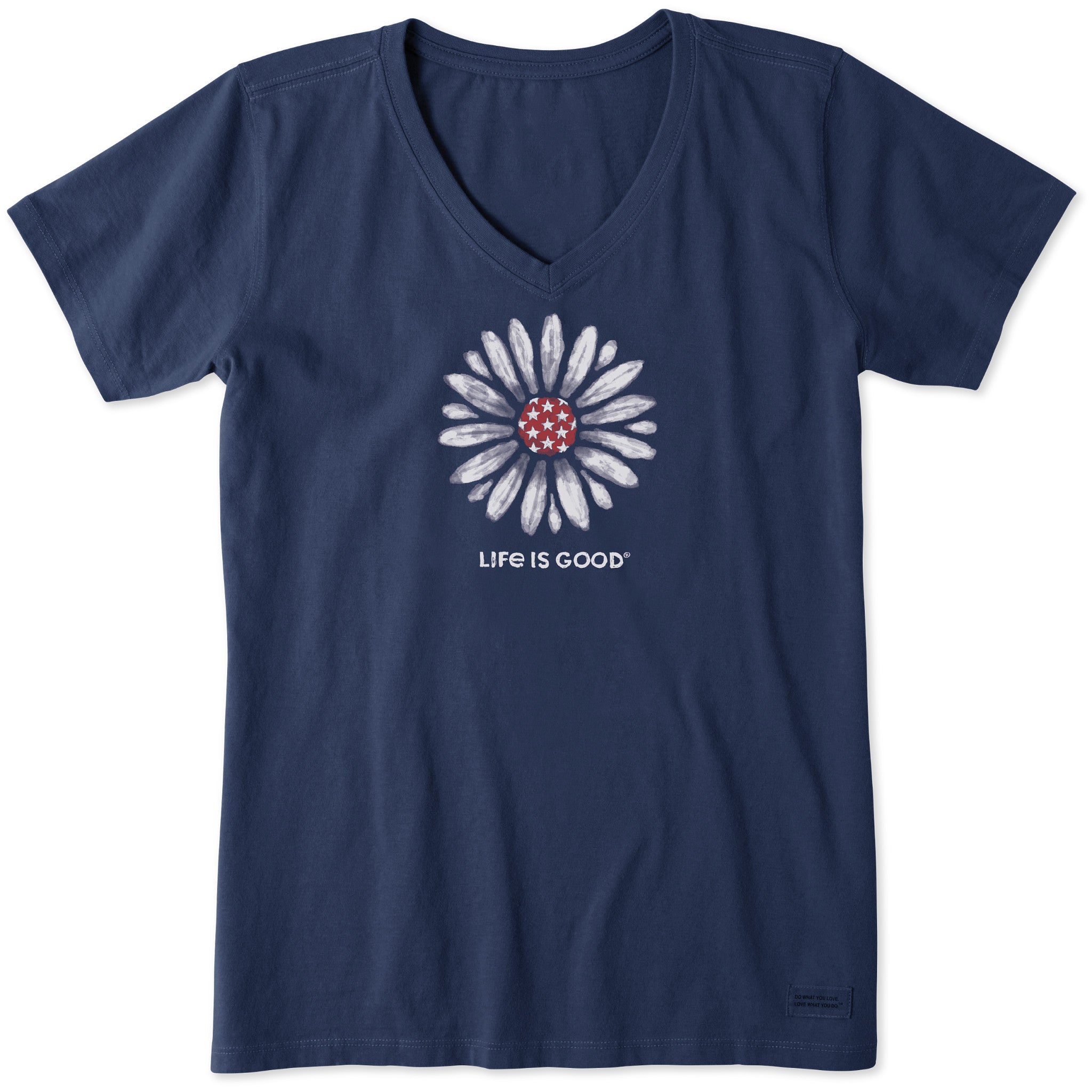 Women's Americana Daisy Short Sleeve Vee