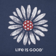 Women's Americana Daisy Short Sleeve Vee