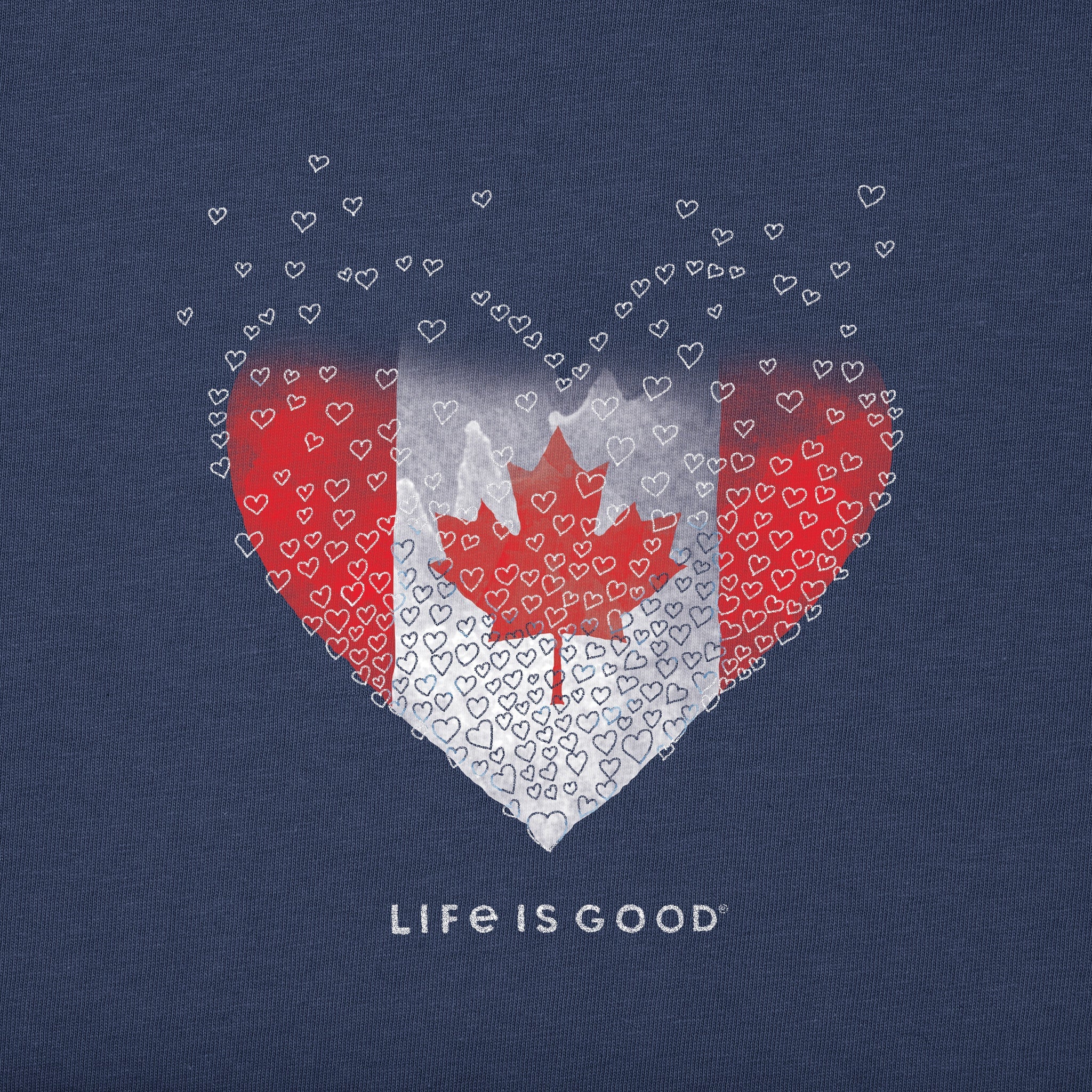 Women's Canada Heart of Hearts Short Sleeve Tee