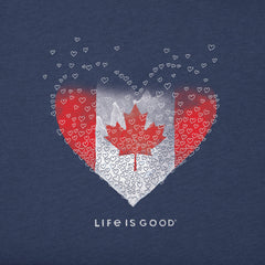 Women's Canada Heart of Hearts Short Sleeve Tee