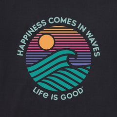 Women's Happiness Sunset Waves Short Sleeve Crusher-LITE Tee