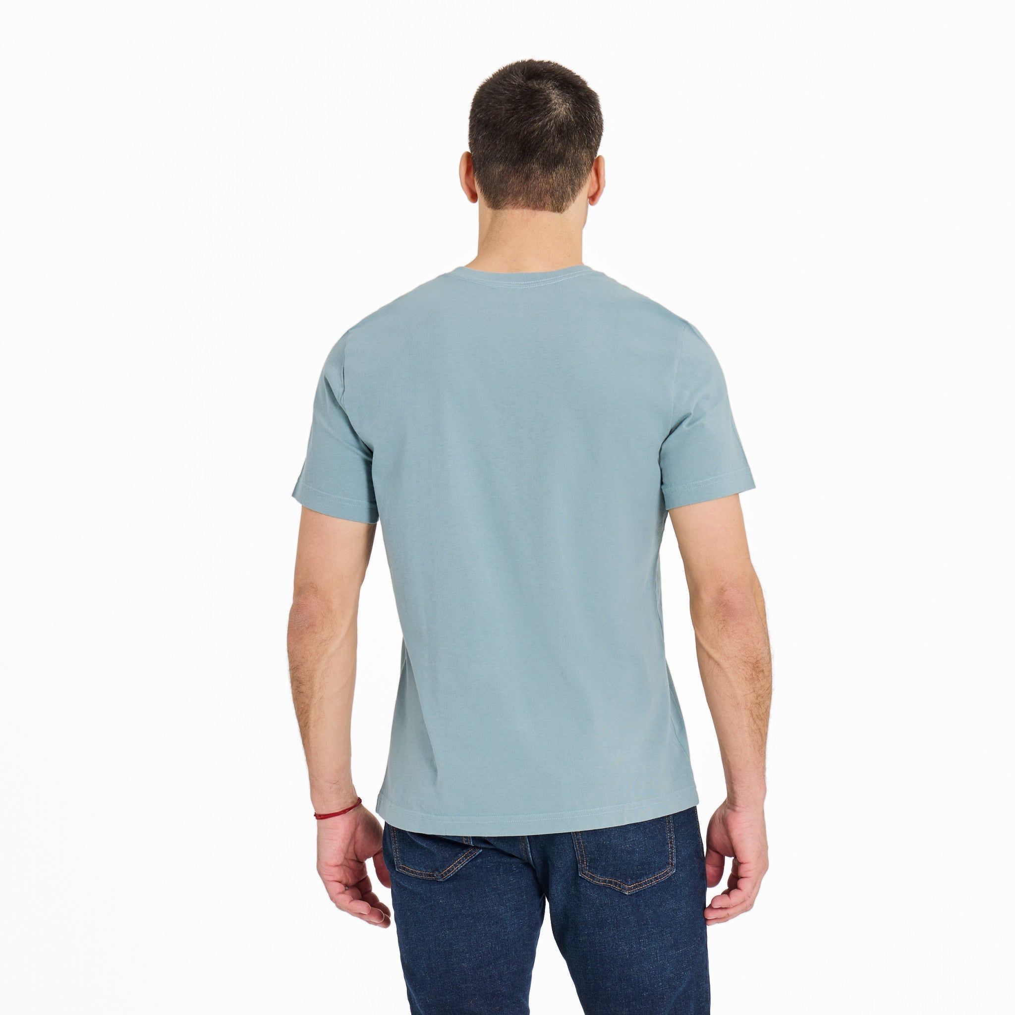 Men's Solid Short Sleeve Crusher Vee