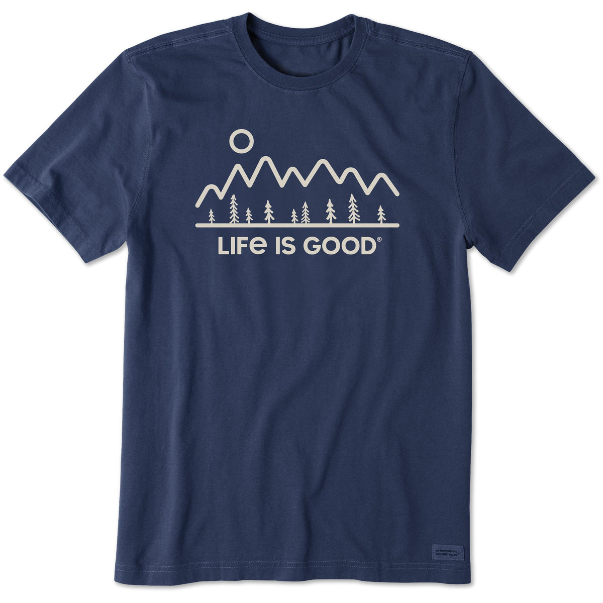 Men's Minimal Nature Landscape Short Sleeve Crusher-LITE Tee