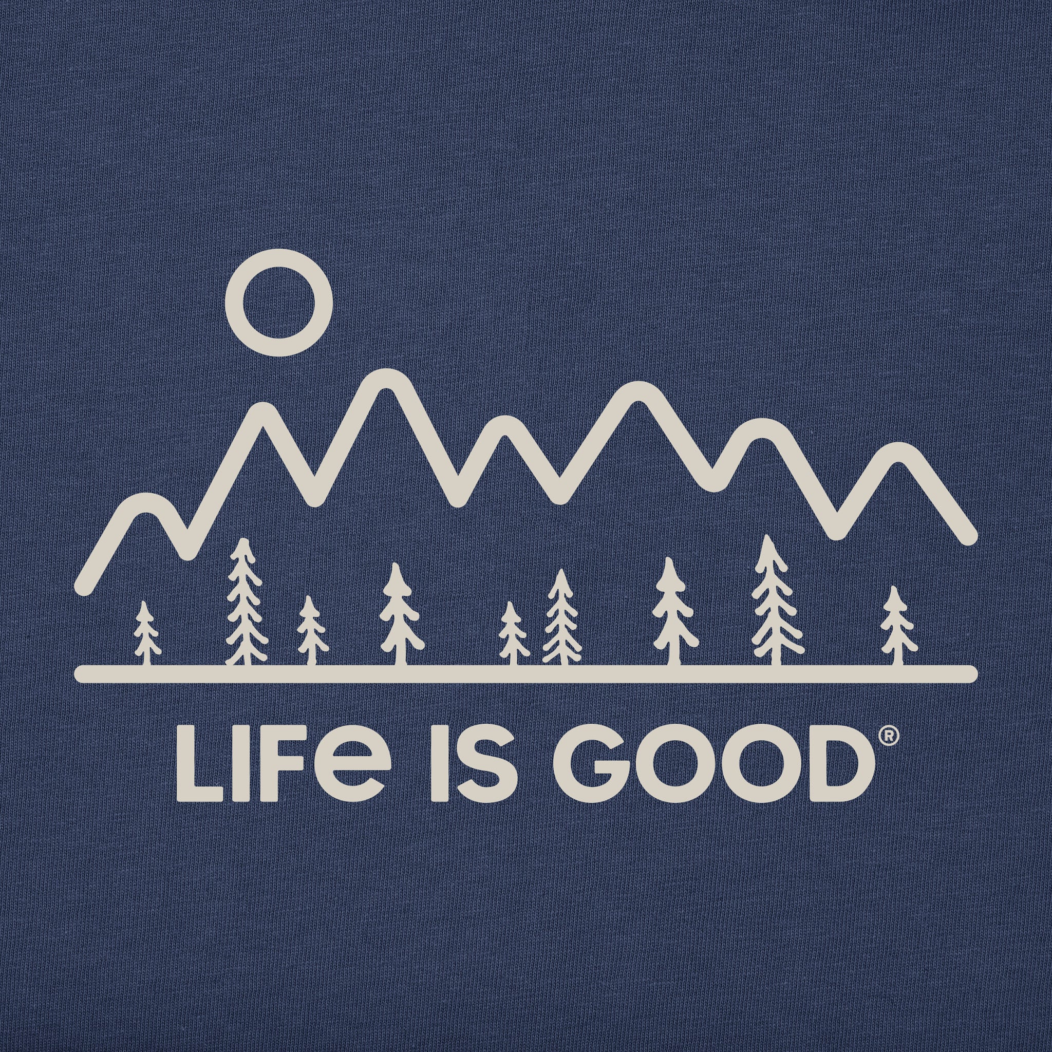 Men's Minimal Nature Landscape Short Sleeve Crusher-LITE Tee