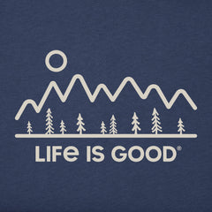 Men's Minimal Nature Landscape Short Sleeve Crusher-LITE Tee