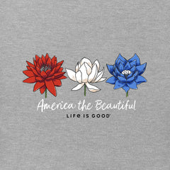 Women's America the Beautiful Lotus Short Sleeve Vee