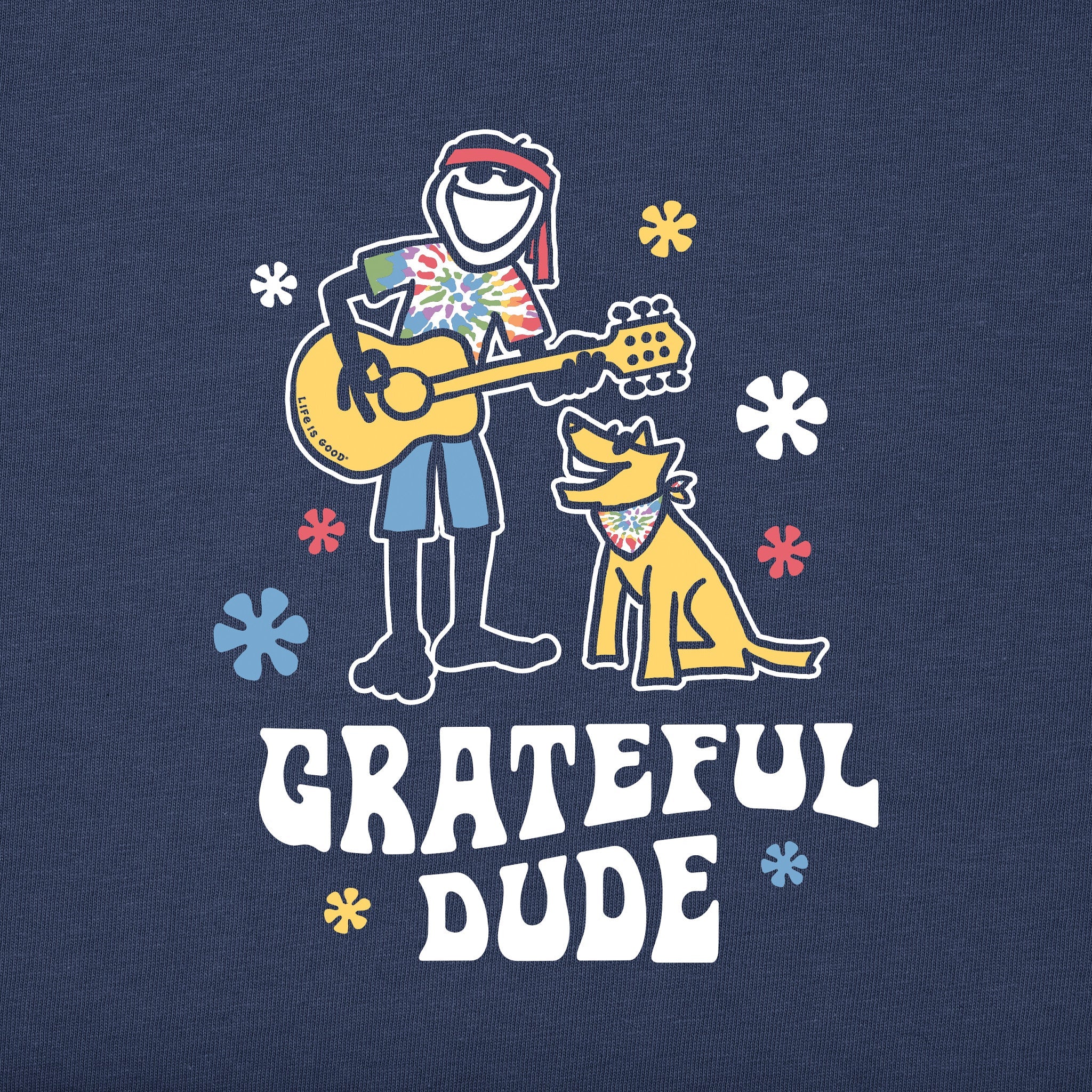 Men's Jake and Rocket Grateful Dude Short Sleeve Tee