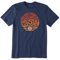 Men's Trippy Here Comes the Sun Short Sleeve Tee