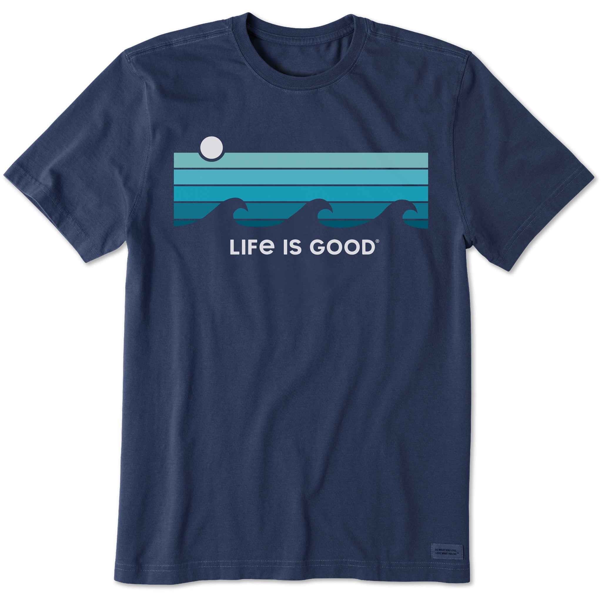 Men's Retro Wave Stripe Short Sleeve Tee