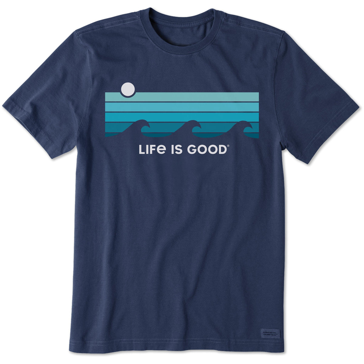 Men's Retro Wave Stripe Short Sleeve Tee