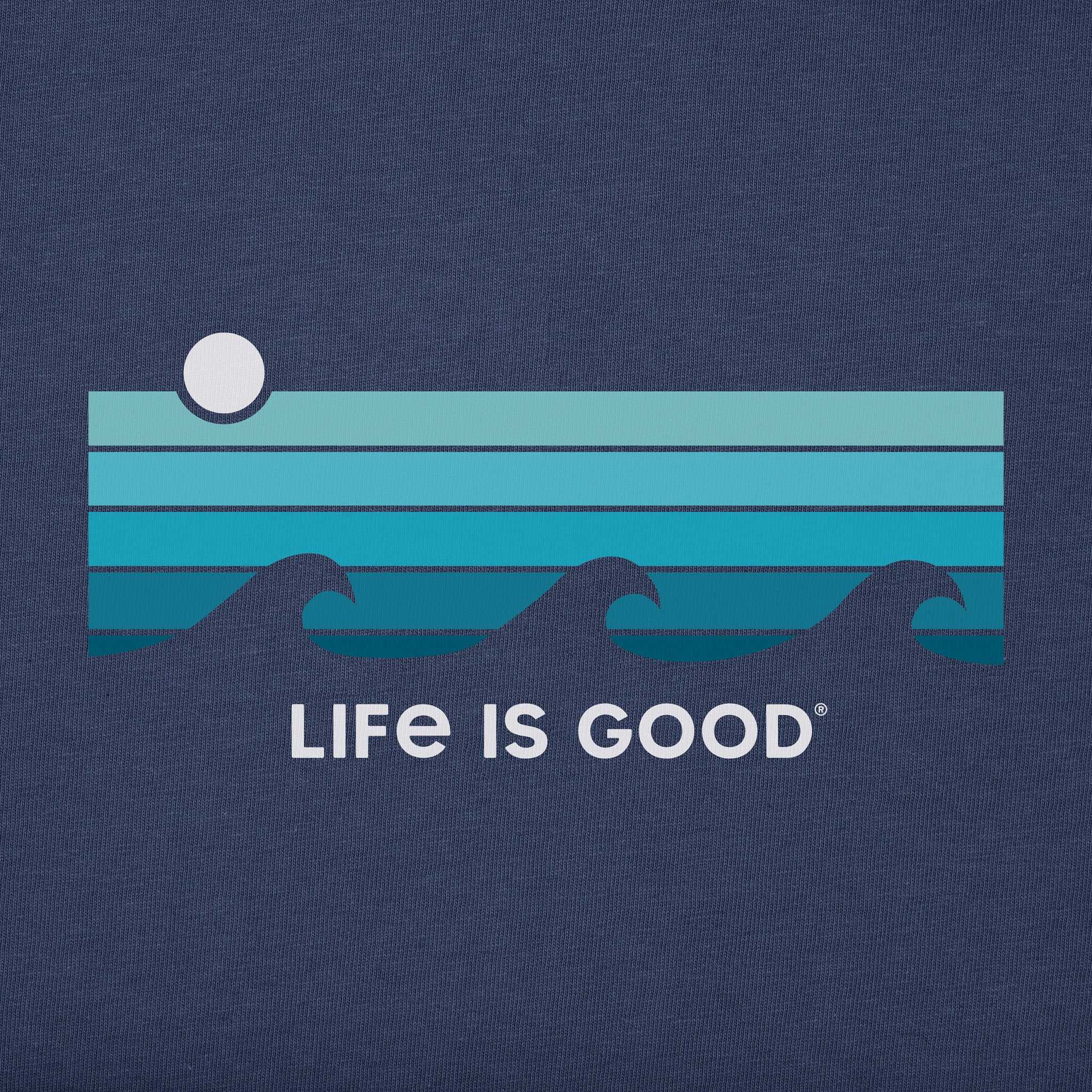 Men's Retro Wave Stripe Short Sleeve Tee