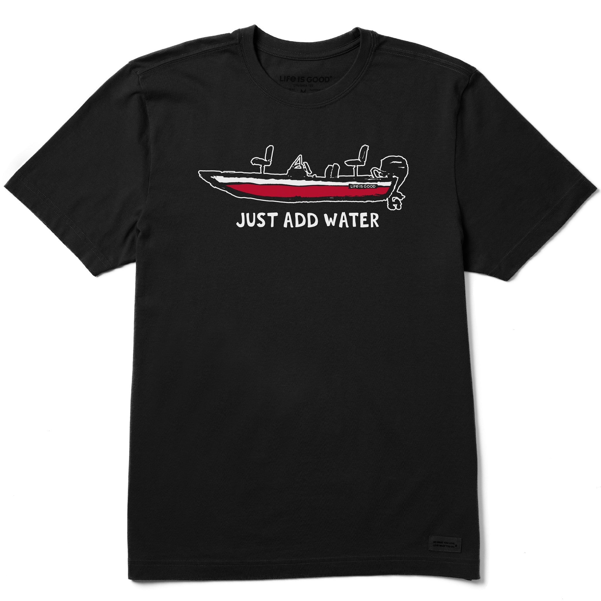 Men's Just Add Water Bass Boat Short Sleeve Tee