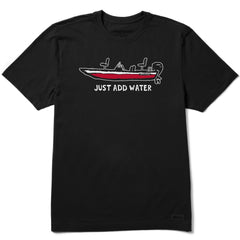 Men's Just Add Water Bass Boat Short Sleeve Tee