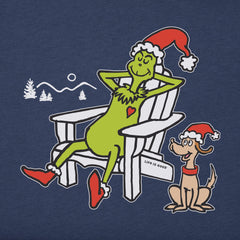 Women's Grinch and Max Adirondack Long Sleeve Crusher Tee