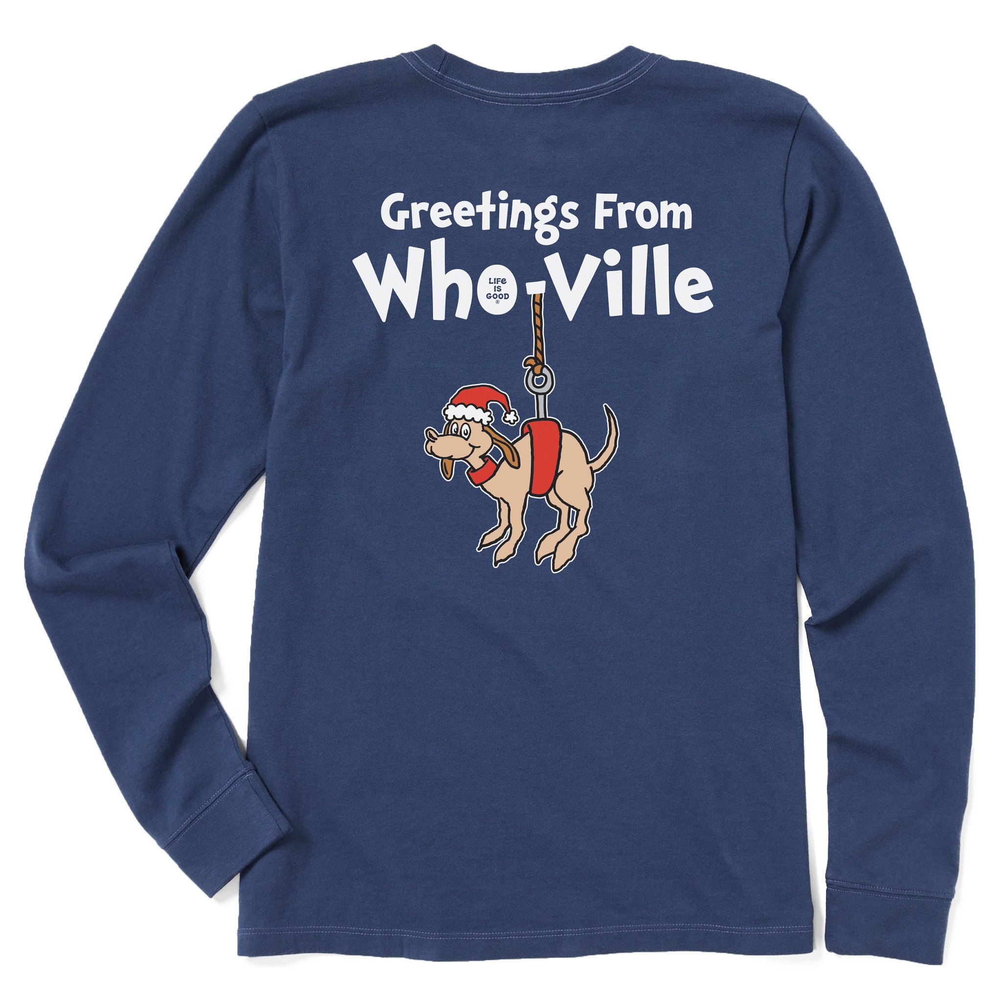 Women's Greetings From Who-Ville Long Sleeve Crusher Tee