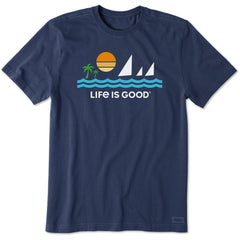 Men's Minimalist Beach Short Sleeve Tee