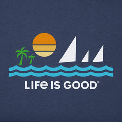 Men's Minimalist Beach Short Sleeve Tee