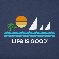 Men's Minimalist Beach Short Sleeve Tee