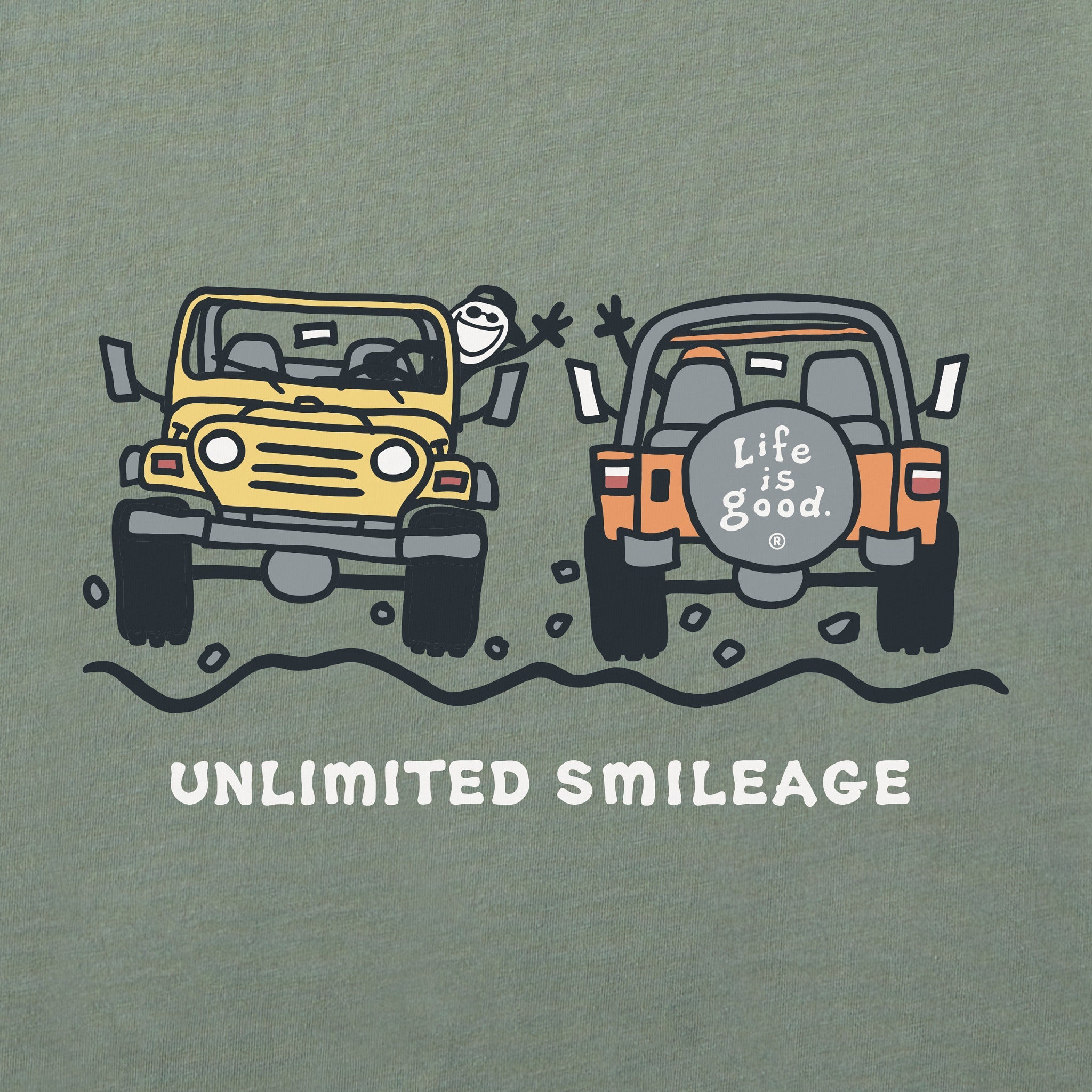 Men's Jake Unlimited Smileage Short Sleeve Crusher Tee