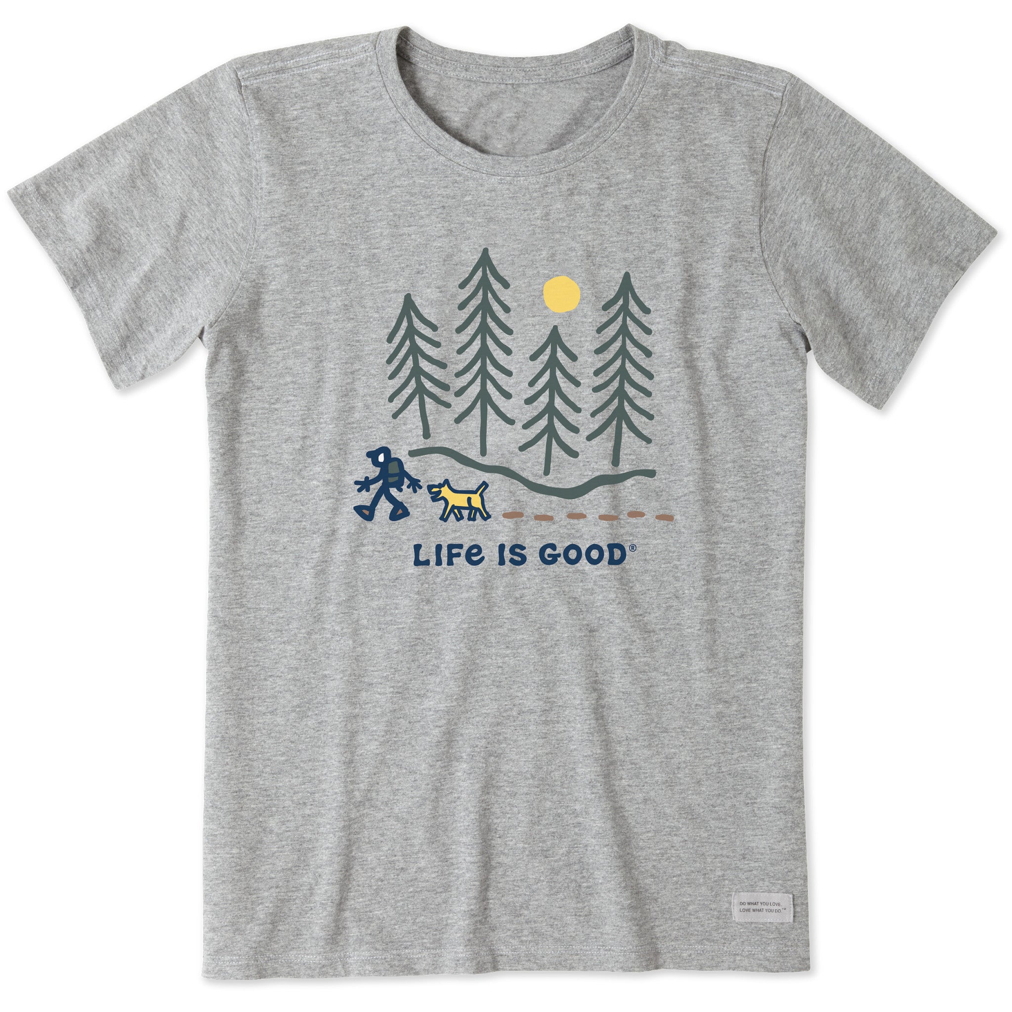 Women's Hiking through the Woods Short Sleeve Crusher Tee