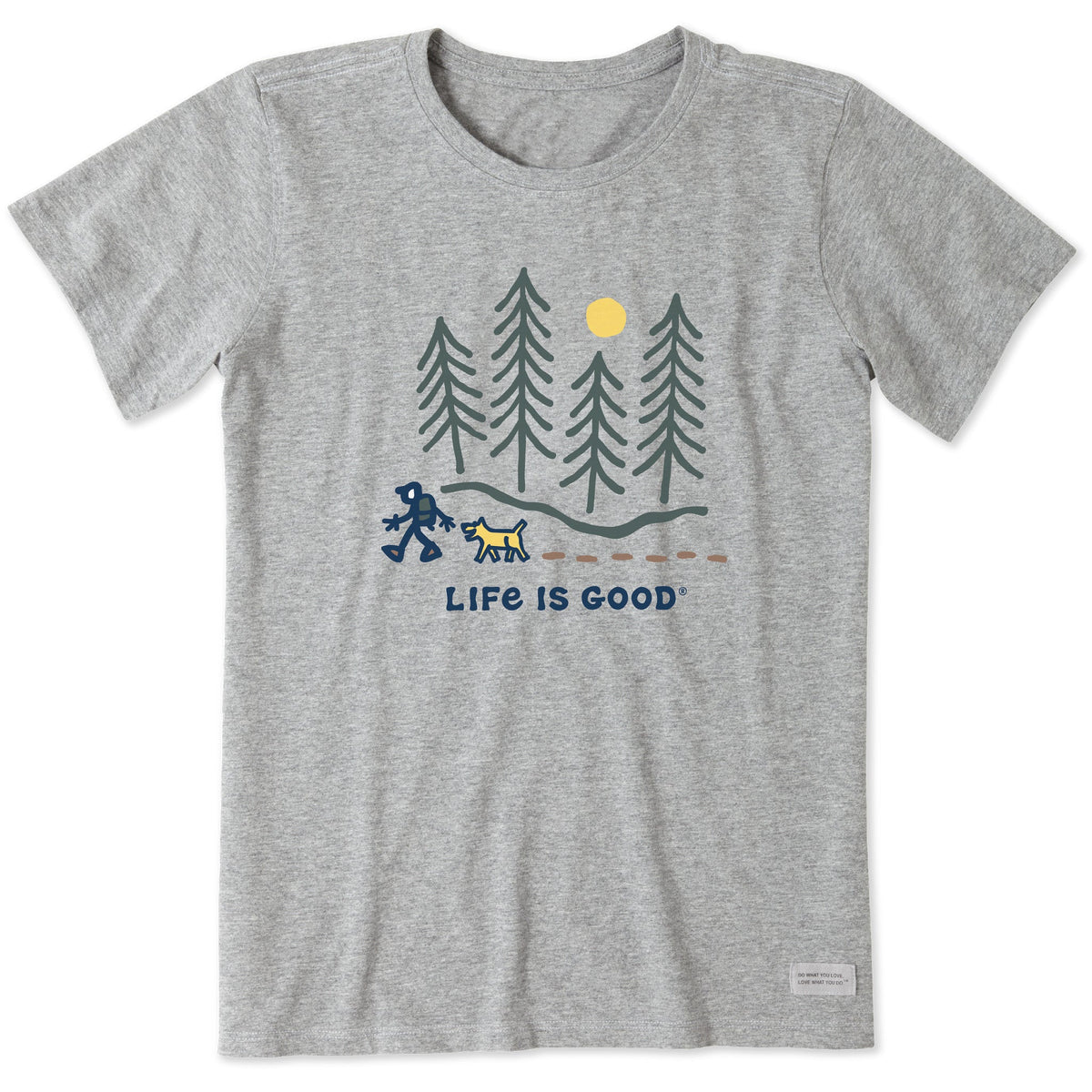 Women's Hiking through the Woods Short Sleeve Crusher Tee