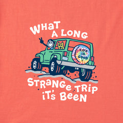 Women's Jake and Rocket Strange Trip Short Sleeve Crusher Tee