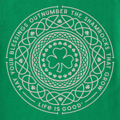 Men's Shamrock Mandala Short Sleeve Crusher Tee