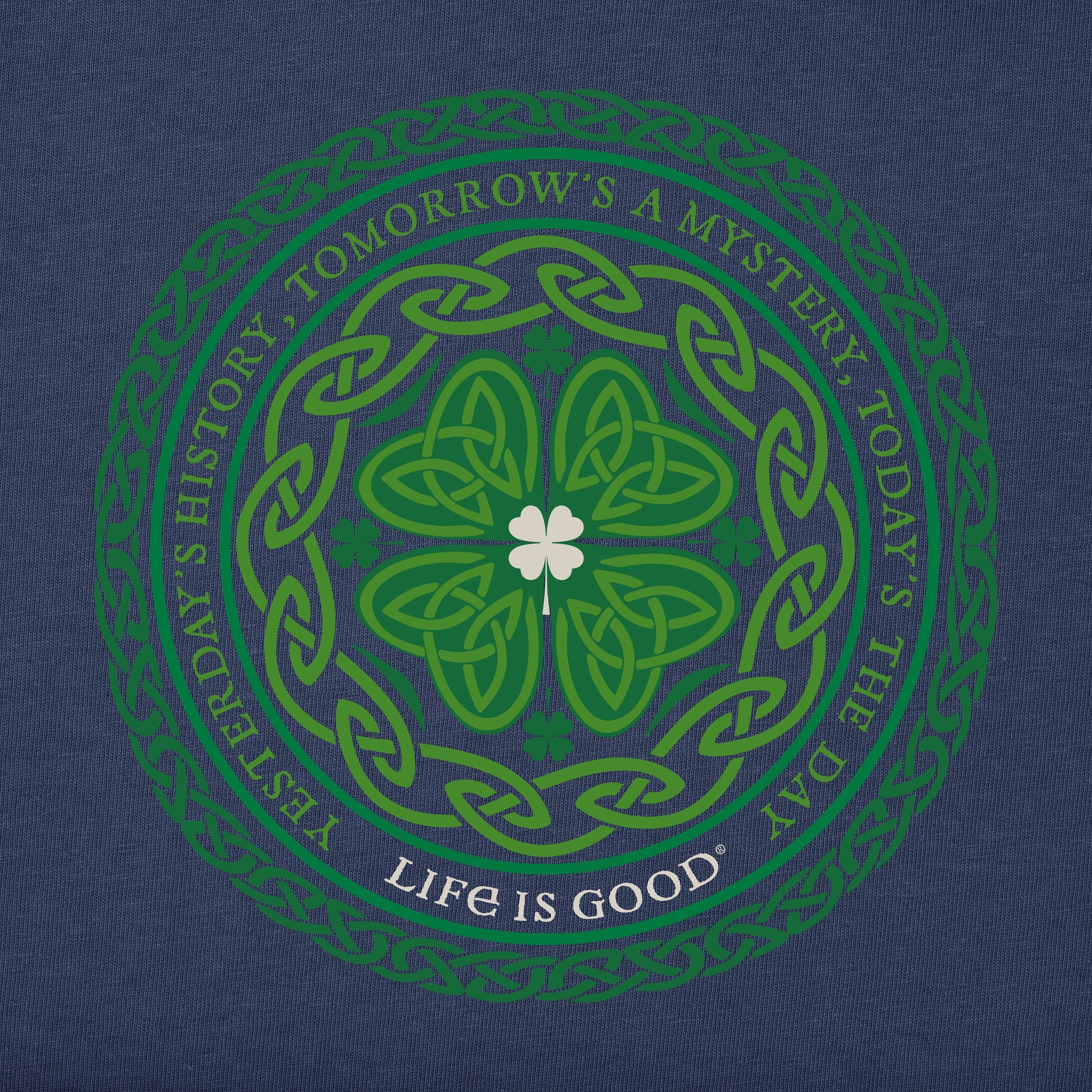 Women's Celtic Mandala Long Sleeve Crusher Vee