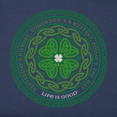 Women's Celtic Mandala Long Sleeve Crusher Vee