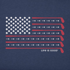 Women's Golf Flag Long Sleeve Crusher Tee