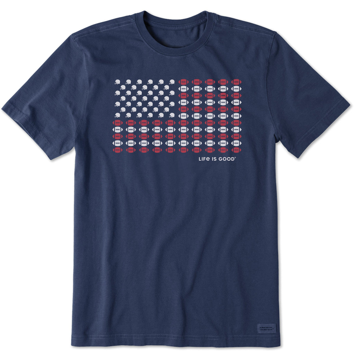 Men's Football Icon Flag Short Sleeve Tee