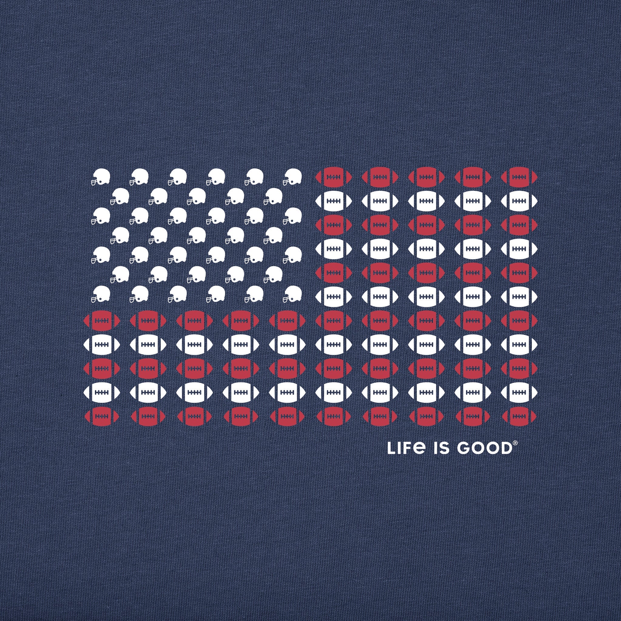 Men's Football Icon Flag Short Sleeve Tee