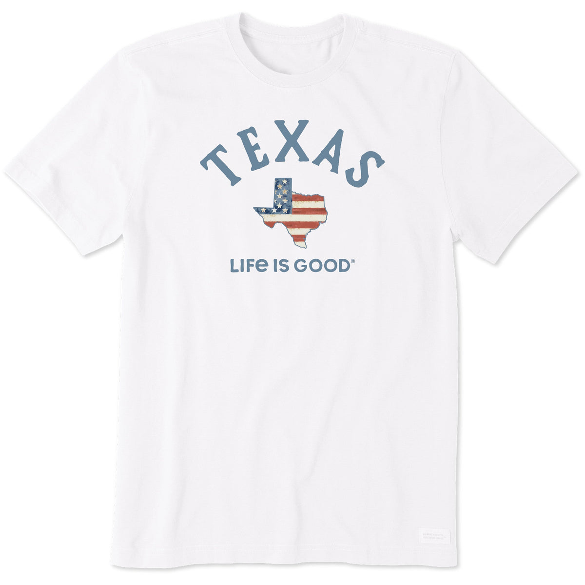 Men's Texas Arched Flag Short Sleeve Crusher Tee