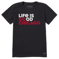 Women's Go Chicago Short Sleeve Crusher Tee