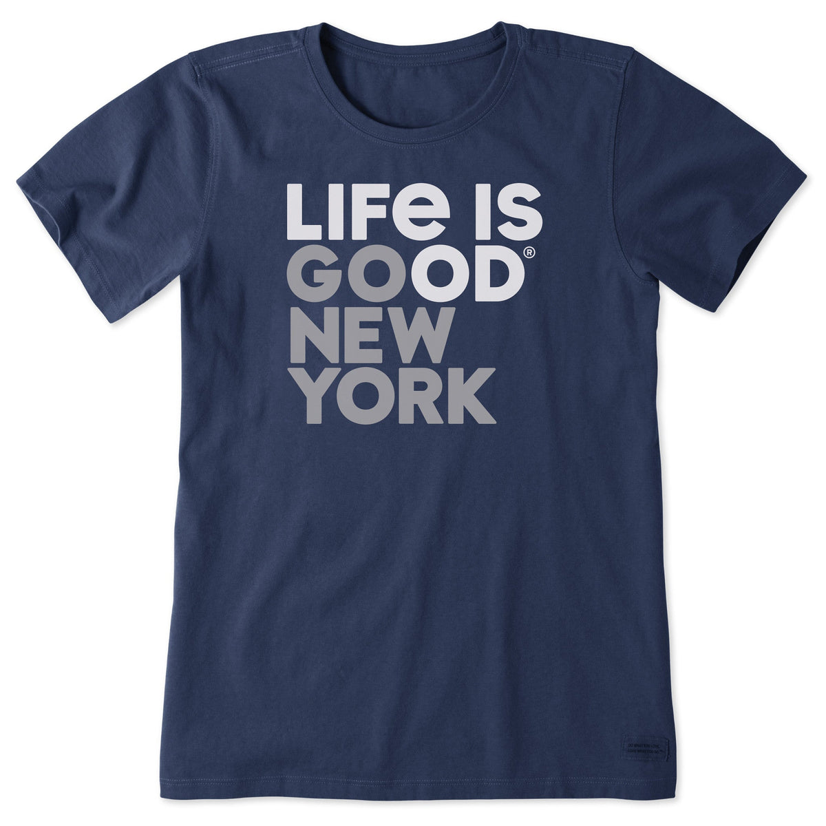 Women's Go New York Short Sleeve Crusher Tee